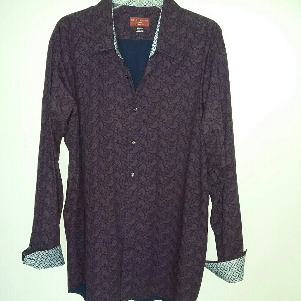 SAKS FIFTH AVENUE Trim Fit shirt